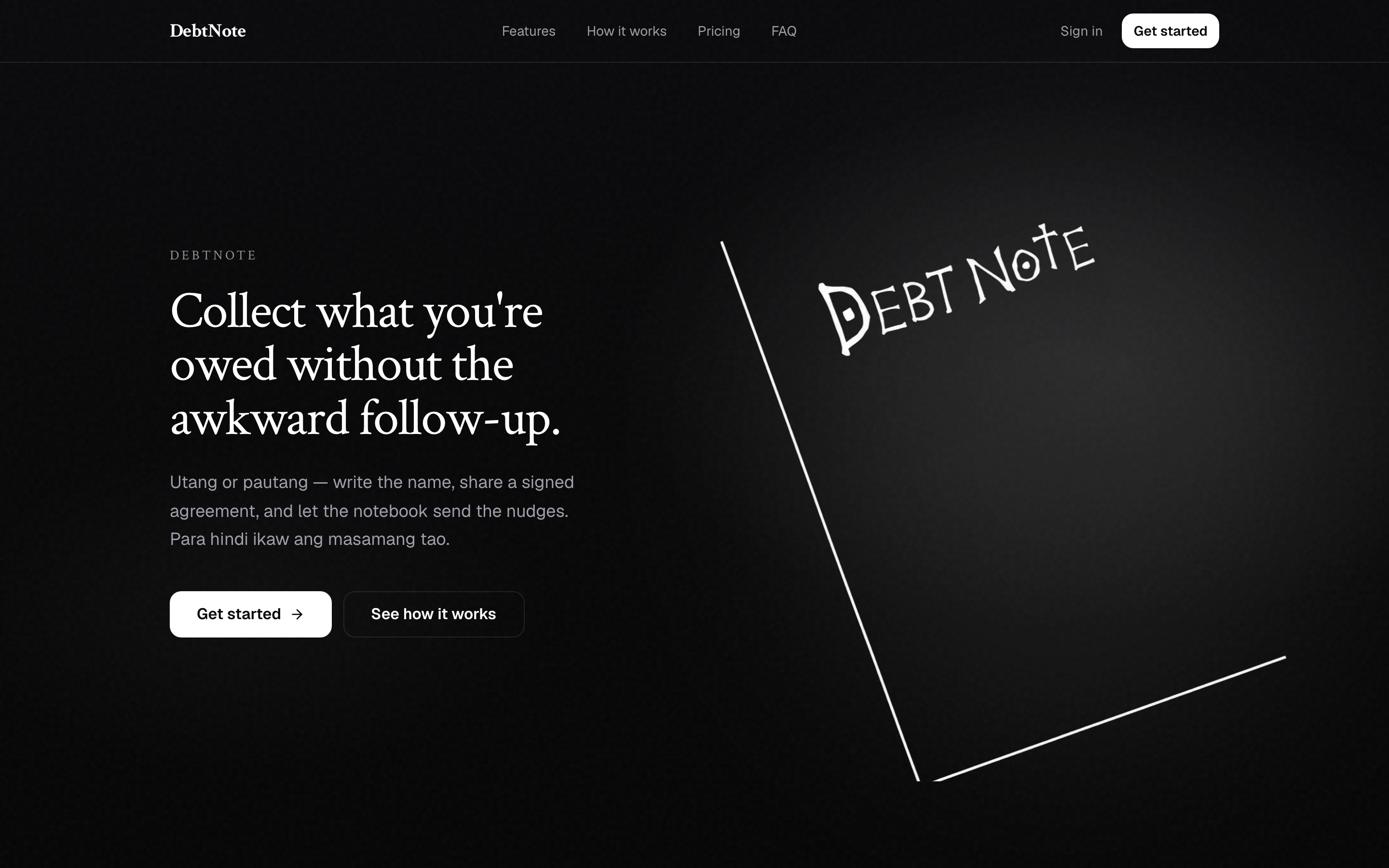 DebtNote screenshot
